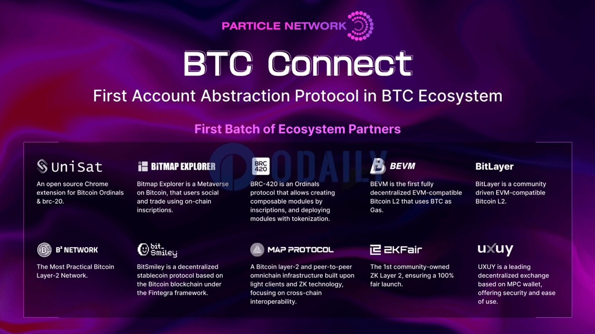 Particle Network Launches BTC Connect: First Account Abstraction Protocol for BTC Ecosystem