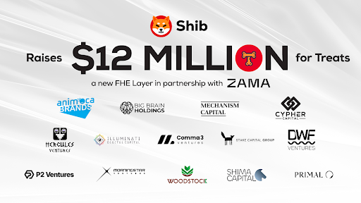 Shiba Inu Raises 12 Million for its new FHE blockchain Via $TREAT