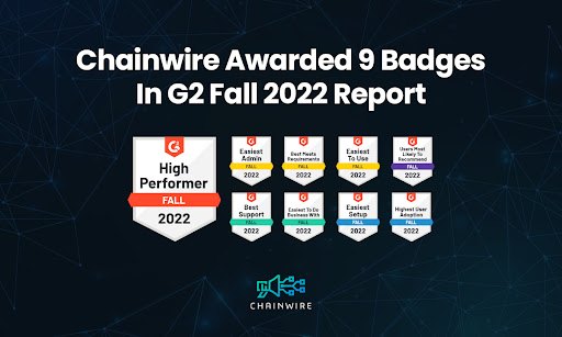 Crypto Newswire Service Chainwire Receives Nine Excellency Badges From G2