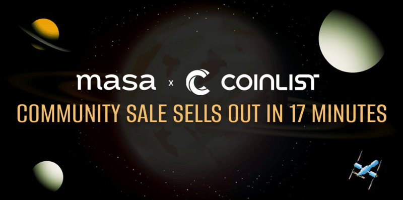 Masa Network Wraps Up CoinList Community Sale in a Remarkable 17-Minute Sprint