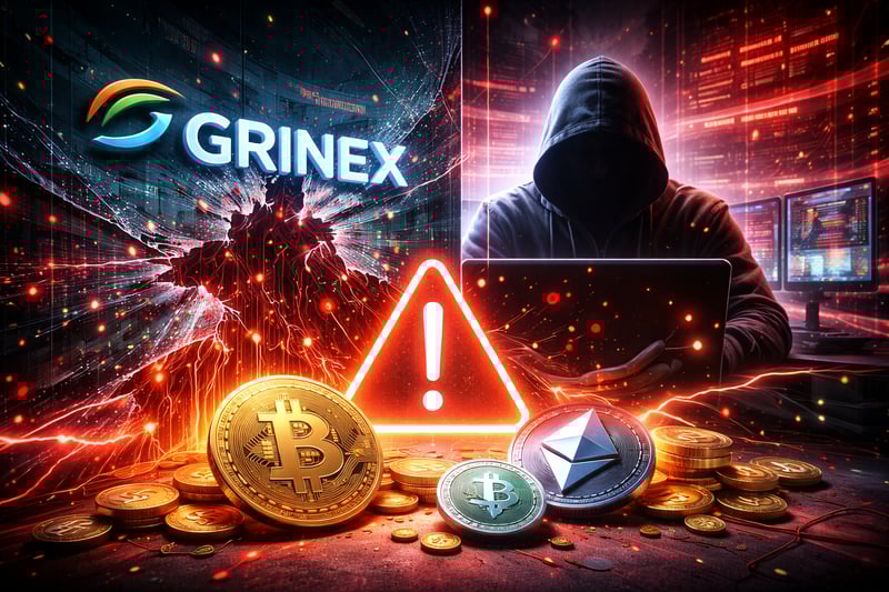Grinex Exchange Halts Trading and Withdrawals After Alleged Cyberattack, $15 Million Stolen